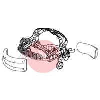 0700000805 ESAB Headgear for A50 Air (including Sweatbands)