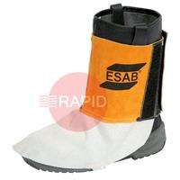 0700010008 ESAB Leather One Size Welding Gaiters (Pair) - EN ISO 11611