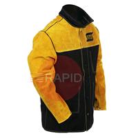 0700500496 ESAB Flame-Retardant / Leather Welding Jacket - Size X-Large