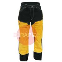 0700500570 ESAB Flame-Retardant / Leather Welding Trousers - Size 4X-Large