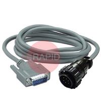 123896 Hypertherm CNC Interface Cable 15m (for use with automation equipment that requires divided arc voltage. D-Sub connector)