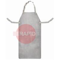 1821 Welders Chrome Leather Apron With Ties. 42