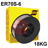 1A50106910 ESAB OK AristoRod 12.50 1.0mm MIG Wire, 18Kg Carton, ER70S-6