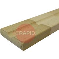 1G43-R Gullco Katbak 1G43-R Ceramic Weld Backing Tiles, 6.3mm Groove.12m Box