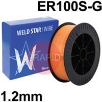 3010203277 Low Alloy Steel MIG Wire, 1.2mm Diameter - AWS A5.28 ER100S-G, 15Kg Reel
