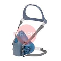 3M-7501 3M Small Reusable Half Face Respirator Mask - 7500 Series