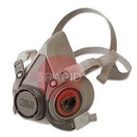 3M6300L 3M 6000 Series Reusable Half Mask Respirator - Large