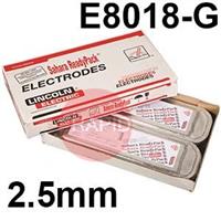 519211 Lincoln Electric Kryo 1P SRP Low Hydrogen Electrodes 2.5mm Diameter x 350mm Long. 13.0kg Carton (10 x 1.3kg 70 Rod Packs). E8018-G-H4R