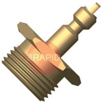 608618 Migatronic Adaptor 3/8Bsp X Q.Fit Gas