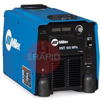 907468AP Miller XMT 450 MPa Air Cooled MIG Welder Package with S-74 MPa Wire Feeder & 10m Interconnection Cable - 400v, 3ph