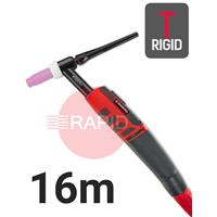 CK-EDS17R16 CK Diamond EDS 17RG Rigid Head Tig Torch, 16m