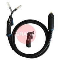 ERGOPLUS15R Trafimet ERGOPLUS 15R Rotatable 45° Neck Air Cooled MIG Torch w/ Euro Connection, 180A CO2, 150A Mixed Gas