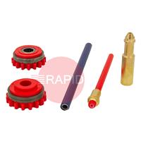 F000237 Kemppi 1.0mm (SS/FE) V-Groove GT02C Drive Roll Kit #1