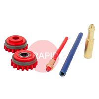 F000241 Kemppi 1.0mm U-Groove Aluminum GT02C Drive Roll Kit #1