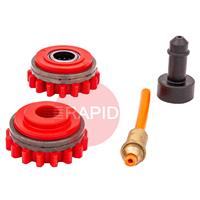 F000243 Kemppi 1.0mm Stainless GT02 Drive Roll Kit for Fitweld 300