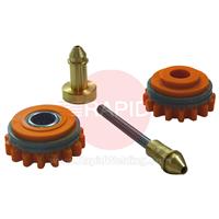 F000249 Kemppi 1.2mm Knurled Drive Roll Kit for Fitweld 300