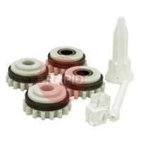 F000253 Kemppi 0.8 - 0.9mm Standard GT04 Drive Roll Kit for Stainless, MXP 37
