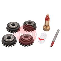 F000269 Kemppi 1.0mm Knurled Heavy Duty GT04 Drive Roll Kit for MXP 37