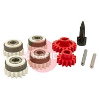 F000285 Kemppi 0.8mm Standard SL500 Ball Bearing Drive Roll Kit for Stainless, MF33