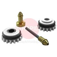 F000335 Kemppi 0.8 - 0.9mm GT02 Drive Roll Kit #1 for Fitweld 300