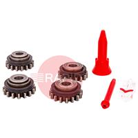 F000339 Kemppi 1.0mm Heavy Duty GT04 Drive Roll Kit for Stainless, MXP 37