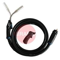 MA4234-030 Trafimet ERGOPLUS 36R Rotatable 45° Neck Air Cooled MIG Torch w/ Euro Connection, 330A CO2, 300A Mixed Gas - 3m