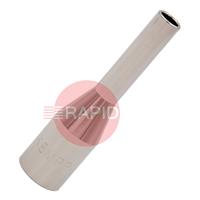 W026222 Kemppi Gas Nozzle - Heavy Duty Narrow Gap Threaded 102mm, ø 10mm, OD25