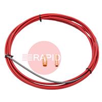 W0ST0912FE Kemppi Steel Wire Liner, for 0.9-1.2mm Ferrous Steel. OD 5.3 - ID 1.8