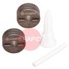 F000601  Kemppi SS, CU (FE) V0.6 / V0.8-0.9 Feed Roll Kit #30 for Minarc M 223 Pulse Auto