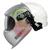 ELEMENT30-1  Optrel E684 Auto Darkening Silver Welding Helmet, with Hard Hat - Shade 5 - 13