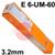 34549  UTP DUR 600 Hardfacing Electrodes 3.2mm Diameter x 450mm Long. 5.8kg Pack (130 Rods). E 6-UM-60