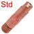 14008073  Binzel MB15 0.8mm Contact Tip - Standard M6, 0.8mm Dia 25mm Long