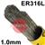 KP1697-068  Esab OK Tigrod 316L Stainless Steel Tig Wire, 1.0mm Diameter x 1000mm Cut Lengths - AWS A5.9 ER316L. 5.0kg Pack