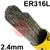 11903-00  Esab OK Tigrod 316L Stainless Steel Tig Wire, 2.4mm Diameter x 1000mm Cut Lengths - AWS A5.9 ER316L. 5.0kg Pack