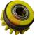 3142200  Kemppi Bearing Feed Roll Yellow, 1.6mm Trapezoid Groove For Aluminium