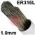 0700500084  316L Stainless Steel Tig Wire, 1.0mm Diameter x 1000mm Cut Lengths - AWS A5.9 ER316L. 5.0kg Pack