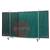 WB300128A  CEPRO Robusto Triptych Welding Screen with Green-6 Curtain - 3.6m Wide x 2.2m High, Approved EN 25980