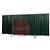 36.39.15  CEPRO Robusto XL Triptych Welding Screen with Green-6 Curtain - 4.4m Wide x 2.1m High, Approved EN 25980