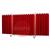 420132  CEPRO Robusto XL Triptych Welding Screen with Orange-CE Strips - 4.4m Wide x 2.1m High, Approved EN 25980