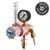 126A-10  GasiQ Optimator I Argon/Mix Gas Saver Bottom Entry Regulator. 34Lpm. G5/8