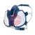 608382  3M Maintenance Free Half Respirator Mask FFA1P2 R D Filters