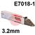 509250  Lincoln Electric Conarc 49C Low Hydrogen Electrodes 3.2mm Diameter x 450mm Long. 15.6kg Carton (3 x 5.2kg 108 Rod Packs). E7018-1 H4R