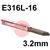 529487-1  Lincoln Stainless Steel Consumables Covered Electrodes AROSTA E316L-16 3.2 mm Diameter x 350 Long 12.6kg Carton (Contains 3 x 4.2kg Packs)
