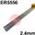 CWCX28  5556 (NG61) Aluminium Tig Wire, 2.4mm Diameter x 1000mm Cut Lengths - AWS 5.10 ER5556. 2.5kg Pack