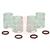 7048129  Furick No.8 Pro Pyrex Cup Kit (4x Cups & 4 O-Rings)