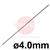 7990735  Kemppi WC20 Electrode - Grey, 4.0mm x 175mm (Pack of 10)