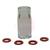 PAR-DCD11OV  Furick No.5 Ally Replacement Pyrex Cup (with 4x O-Rings)