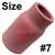 CWCT21  Cup Alumina, Size #7, 11mm Bore x 32.6mm Long, 2 Series Gas Saver