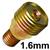CWC23  CK Gas Lens 1.6mm 45V43