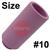CK-3AG7  Size 10 CK 3 Series Standard Alumina Gas Cup. 47mm Long x 16mm Bore.